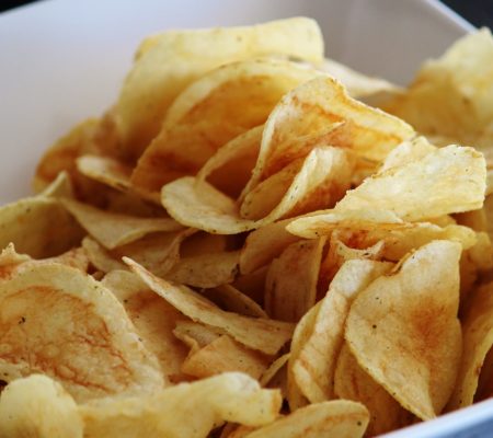 STATT Käse Überbacken mit Chips
